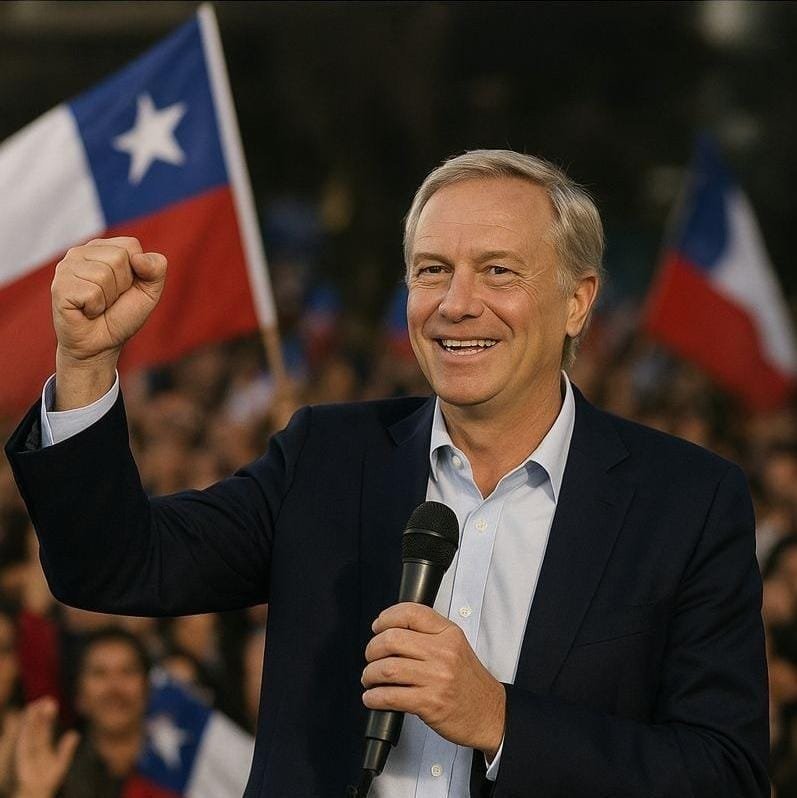 José Antonio Kast discursa após vencer eleição presidencial no Chile